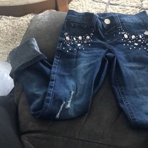 Justice Size 6 Crop Jeans